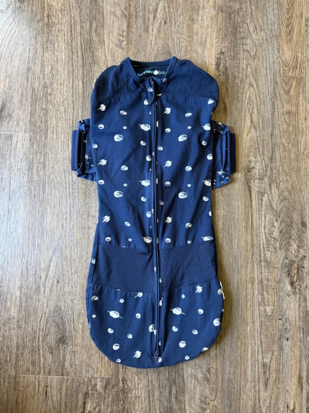 Happiest Baby Snoo Swaddle Blue Space Organic Cotton Large